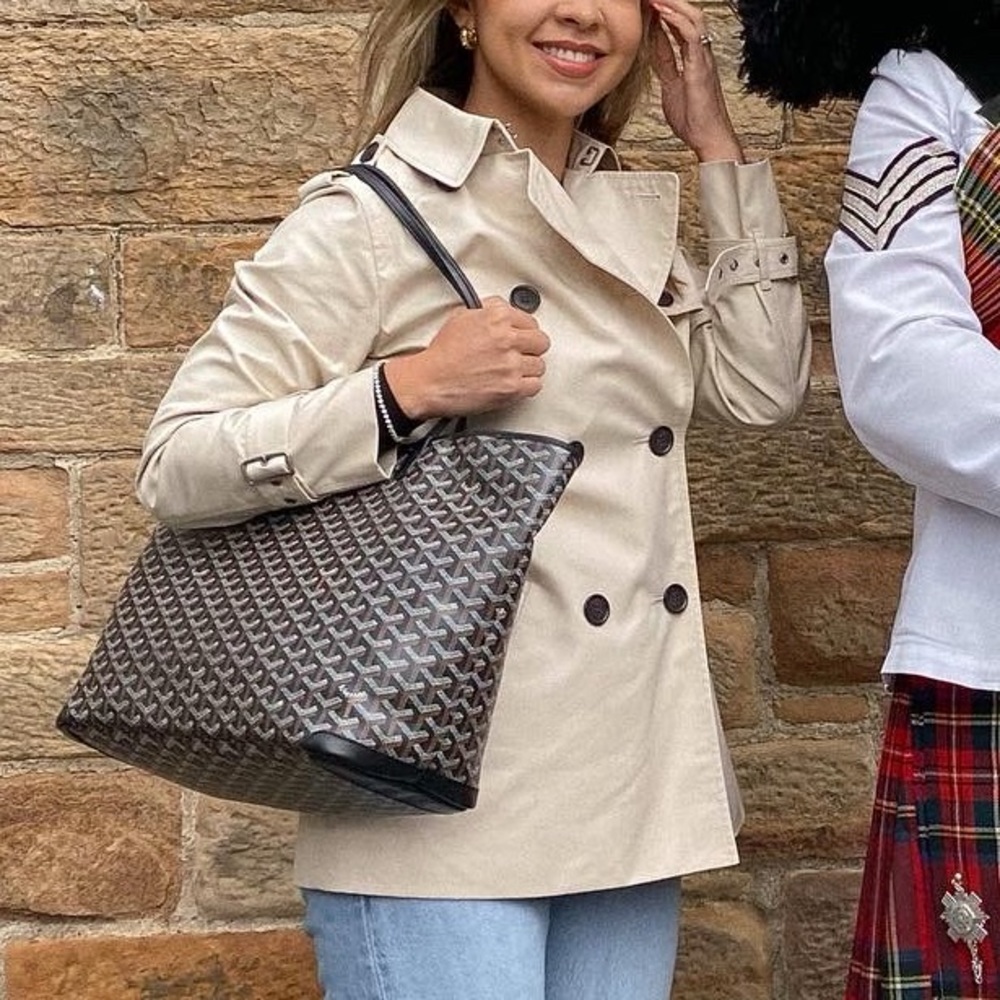 Coach short trench coat